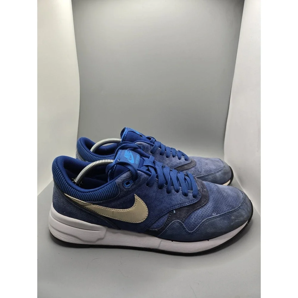 Nike Air Odyssey Leather Gym Blue Gym Running Sneakers 684773-402 Mens Size 11.5